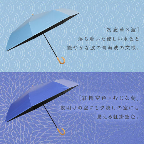 7本骨 遮光折りたたみ傘 江戸.|s13